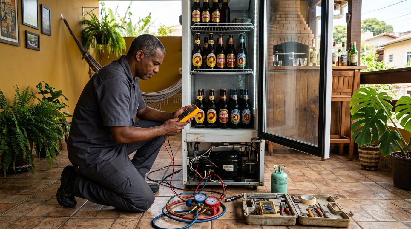 Reparo de Cervejeira Residencial em São Bernardo do Campo‑SP